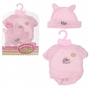 Одежда для пупса "Маленькая принцесса": шапочка, боди, цвета микс (Маленькое чудо, 872979)